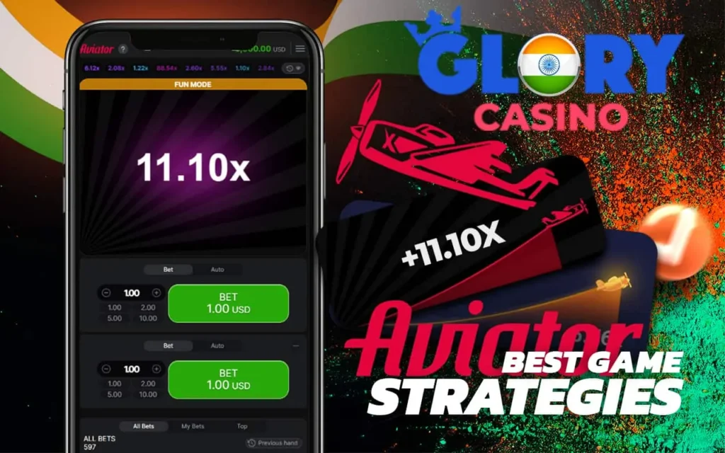 Aviator's best winning strategies at Glory casino