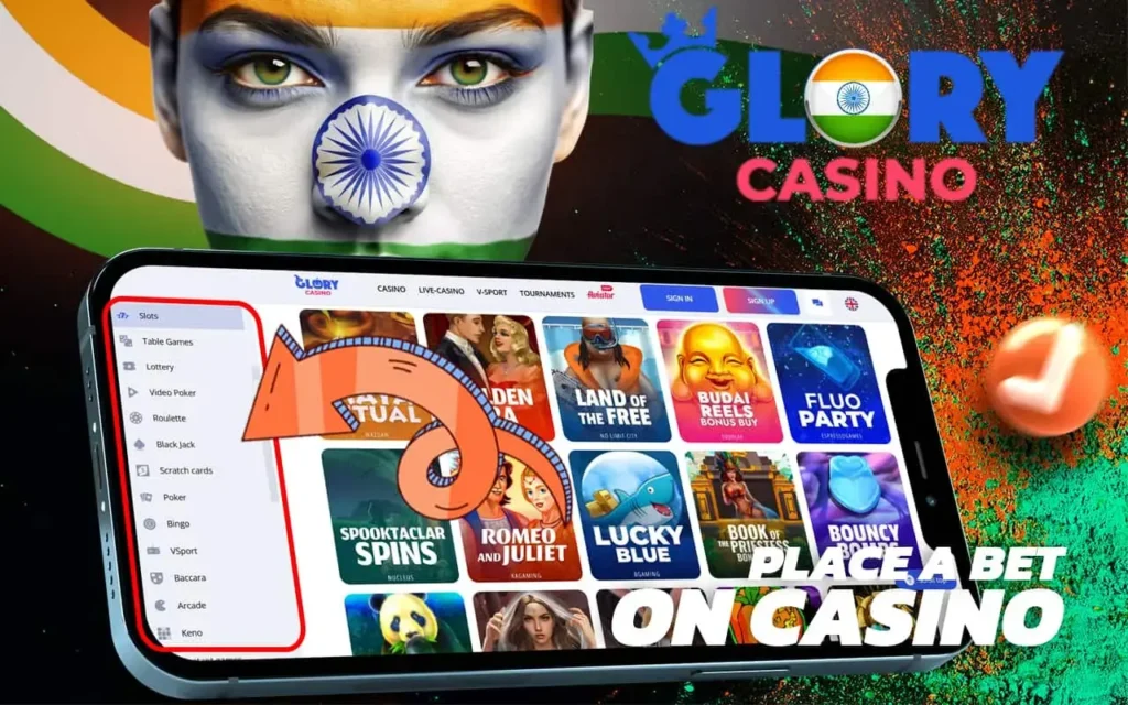 bets and specifics of playing for money at Glory Casino